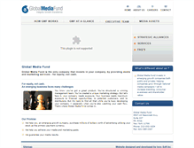 Tablet Screenshot of globalmediafund.com